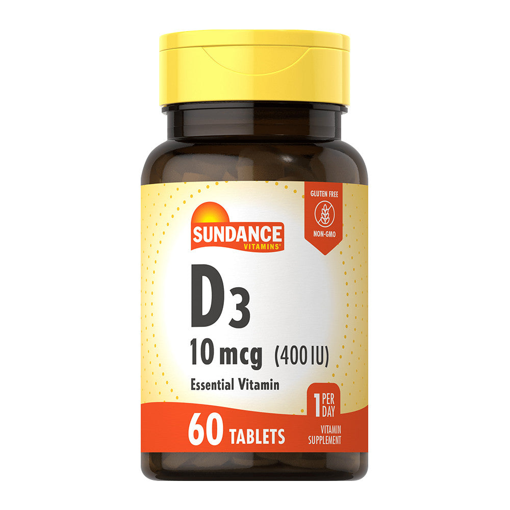 SunDance Vitamins High Potency D3 400 IU Tablets, 60 Ea